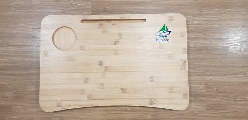竹製の折りたたみ作業テーブル