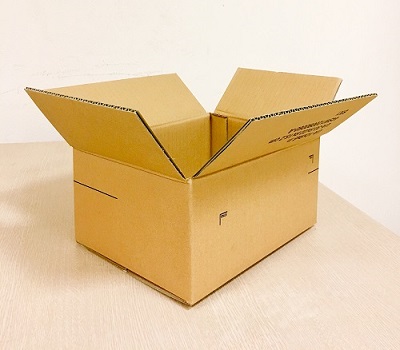 波形段ボール箱（通常の蓋）