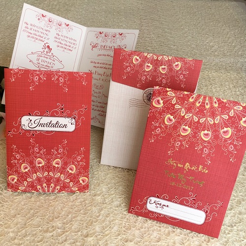 結婚式の招待状印刷