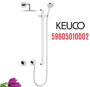 Keuco Ixmo 壁掛けシャワーセット スライディング付き...