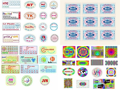 保証スタンプの印刷