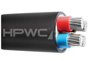 HPWC非装甲電力ケーブル、アルミニウム導体
