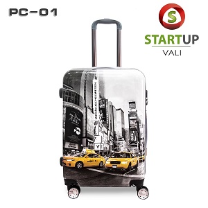 PC01スタートアッププラスチックスーツケース
