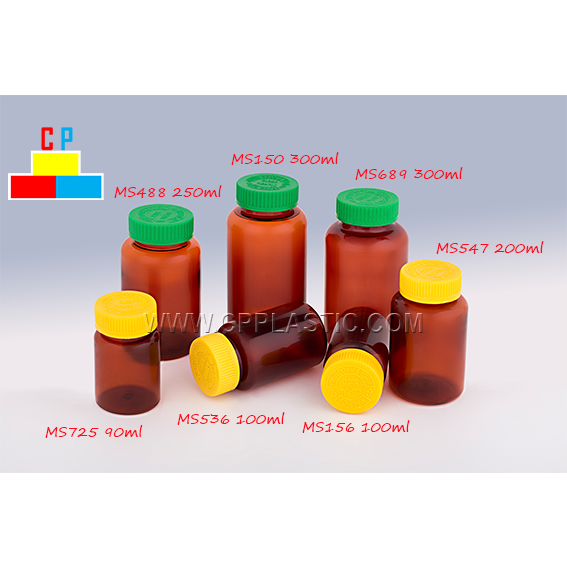 90ml - 300ml プラスチックボトル