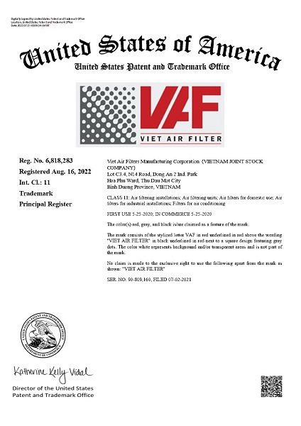 VAF証明書